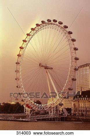 Stock Image - Millennium Wheel, London, England. Fotosearch