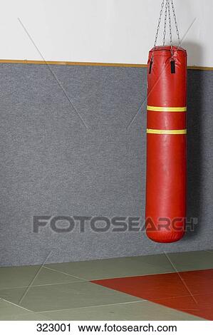 Punching bag in gym View Large Photo Image Stock Image - Punching bag in gym. Fotosearch