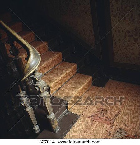 Run-down landing and stairs in apartment building View Large Photo Image Picture - Run-down landing and stairs in apartment building. Fotosearch