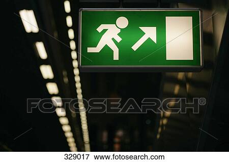 Stock Photo - Exit sign. Fotosearch