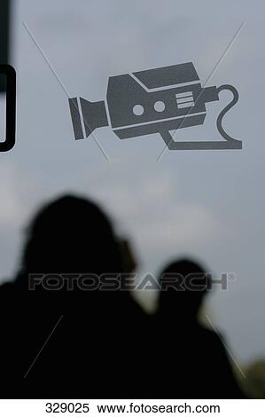 Security camera symbol on wall View Large Photo Image Stock Photography - Security camera symbol on wall. Fotosearch