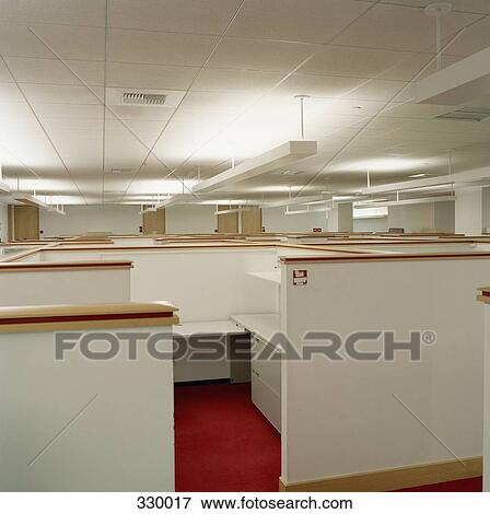 Stock Photo - Empty office cubicles. Fotosearch