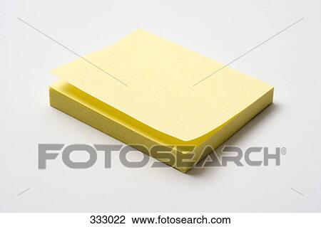 Stock Image - Adhesive note pad. Fotosearch