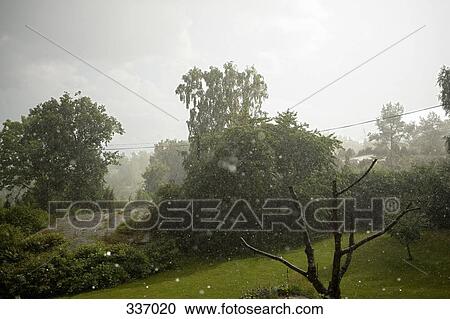 Landscape during rain storm View Large Photo Image Stock Image - Landscape during rain storm. Fotosearch