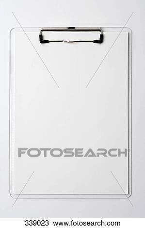 Blank paper on a clipboard View Large Photo Image Stock Image - Blank paper on a clipboard. Fotosearch