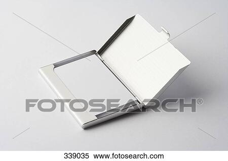 Stock Photography - Business cards in case. Fotosearch
