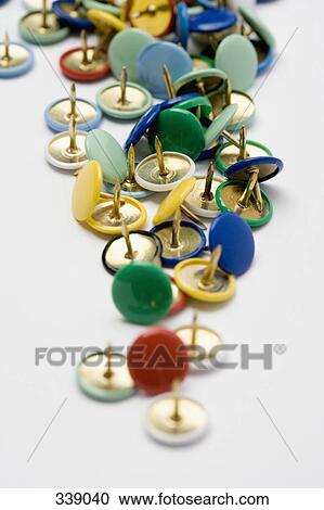 Drawing pins View Large Photo Image Stock Image - Drawing pins. Fotosearch