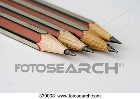 Stock Photo - Four pencils. Fotosearch
