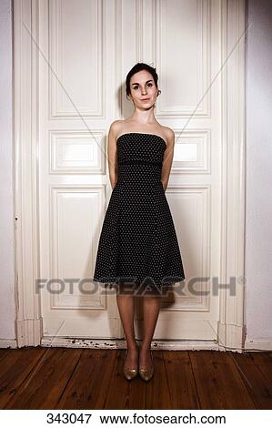 polka dot tube dress