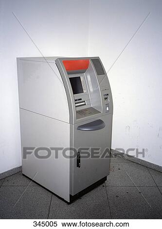 Stock Photography - ATM machine in bank. Fotosearch