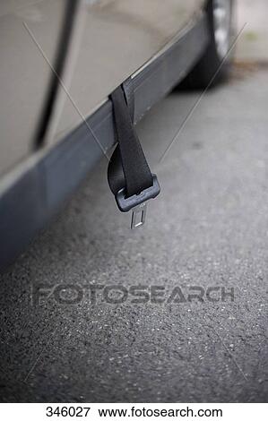 Seat belt stuck in car door View Large Photo Image Stock Photo - Seat belt stuck in car door. Fotosearch