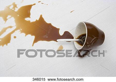 Spilt cup of coffee View Large Photo Image Stock Photography - Spilt cup of coffee. Fotosearch