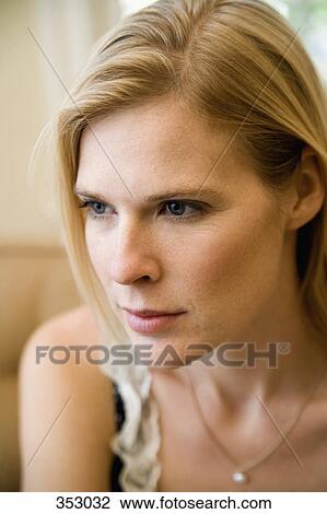 Portrait of mid-adult woman View Large Photo Image Stock Image - Portrait of mid-adult woman. Fotosearch