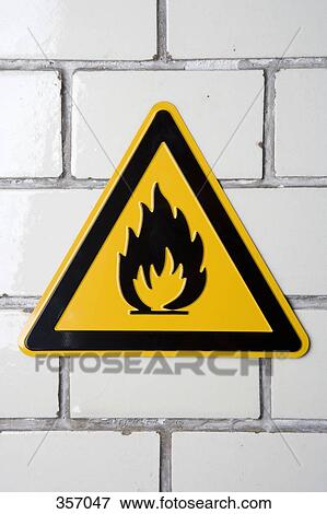 ‘Flammable’ warning sign View Large Photo Image Stock Photo - ‘Flammable’ warning sign. Fotosearch