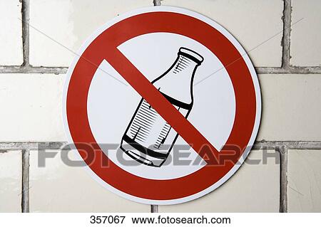 ‘No drinks’ sign View Large Photo Image Stock Photo - ‘No drinks’ sign. Fotosearch