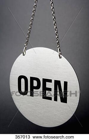 ‘Open’ sign View Large Photo Image Stock Image - ‘Open’ sign. Fotosearch