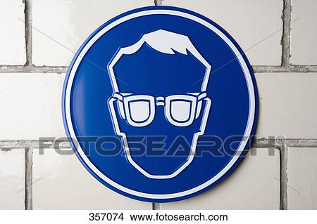 ‘Protective eyewear’ caution sign View Large Photo Image Picture - ‘Protective eyewear’ caution sign. Fotosearch