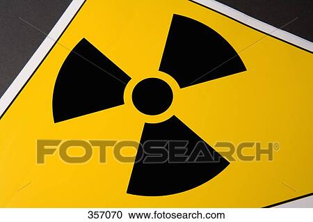 Radioactive warning sign View Large Photo Image Stock Image - Radioactive warning sign. Fotosearch