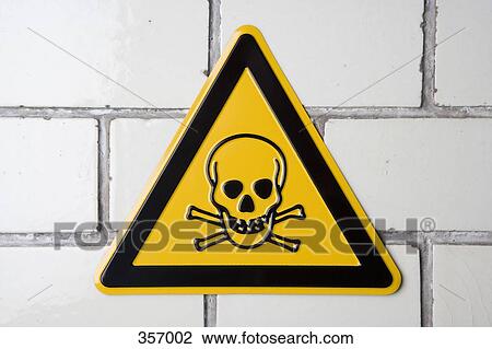 Toxic substance sign with skull and crossbones View Large Photo Image Stock Image - Toxic substance sign with skull and crossbones. Fotosearch