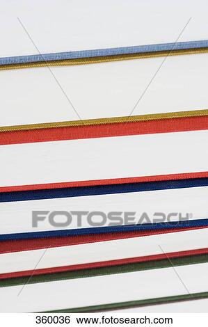Stack of colorful hardcover books View Large Photo Image Stock Photograph - Stack of colorful hardcover books. Fotosearch