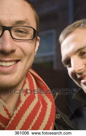 Two gay men smiling View Large Photo Image Stock Photograph - Two gay men smiling. Fotosearch