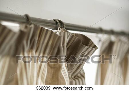 Striped curtains View Large Photo Image Stock Photo - Striped curtains. Fotosearch