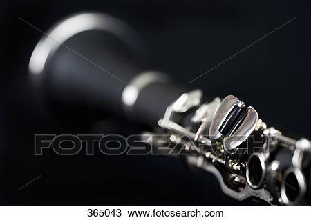 Stock Image - Detail of a clarinet. Fotosearch