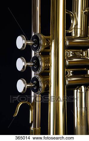 Picture - Detail of a trumpet. Fotosearch