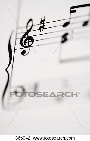 Detail of sheet music View Large Photo Image Stock Image - Detail of sheet music. Fotosearch