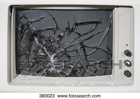 Smashed monitor View Large Photo Image Stock Image - Smashed monitor. Fotosearch