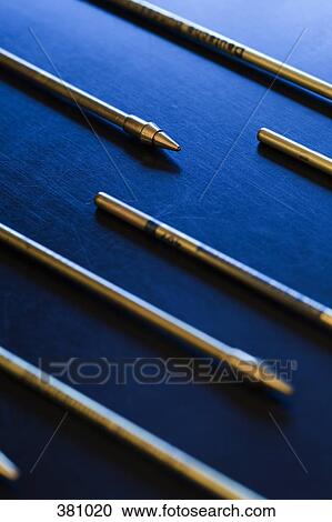 Ballpoint pen refill cartridges on a desk View Large Photo Image Stock Image - Ballpoint pen refill cartridges on a desk. Fotosearch