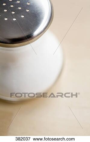 Close-up of salt shaker View Large Photo Image Stock Photo - Close-up of salt shaker. Fotosearch