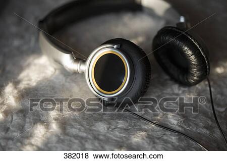 Headphones View Large Photo Image Stock Photo - Headphones. Fotosearch