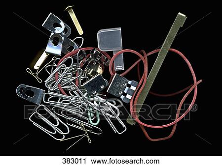 Pile of clips and rubber bands View Large Photo Image Stock Image - Pile of clips and rubber bands. Fotosearch