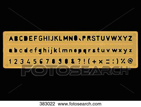 Plastic stencil of letters, numbers and symbols View Large Photo Image Stock Image - Plastic stencil of letters, numbers and symbols. Fotosearch