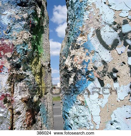 Gap in the Berlin Wall, Germany View Large Photo Image Picture - Gap in the Berlin Wall, Germany. Fotosearch
