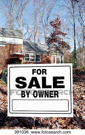 "For Sale" sign in front of a house View Large Photo Image Stock Photograph - "For Sale" sign in front of a house. Fotosearch