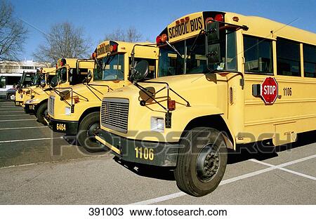 Row of school buses View Large Photo Image Stock Image - Row of school buses. Fotosearch