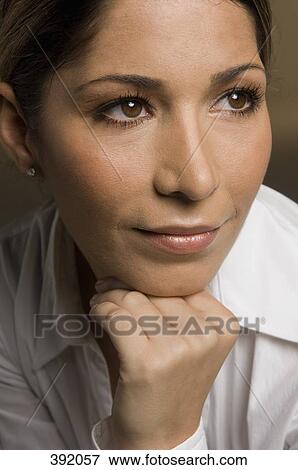 Portrait of a woman View Large Photo Image Stock Photo - Portrait of a woman. Fotosearch