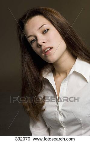Portrait of woman View Large Photo Image Stock Image - Portrait of woman. Fotosearch
