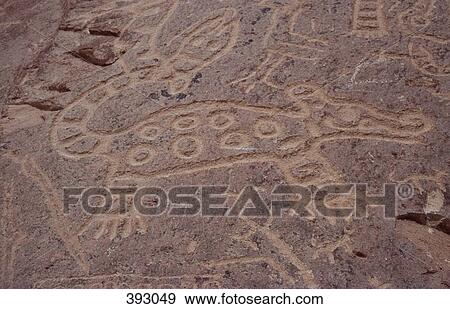 Carving of an animal in stone, near Peru View Large Photo Image Stock Photo - Carving of an animal in stone, near Peru. Fotosearch