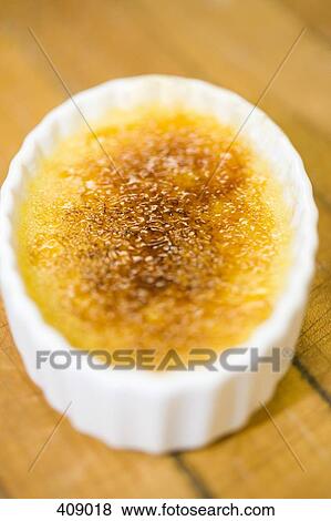 Stock Photo - Creme brulee. Fotosearch