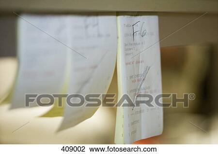 Food orders in a restaurant View Large Photo Image Stock Image - Food orders in a restaurant. Fotosearch