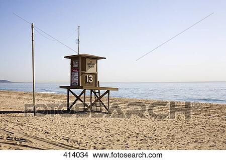Lifeguard cabin on the beach View Large Photo Image Picture - Lifeguard cabin on the beach. Fotosearch
