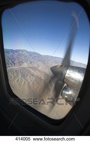 Stock Photography - View from aeroplane window. Fotosearch