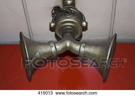 A metal horn View Large Photo Image Stock Image - A metal horn. Fotosearch