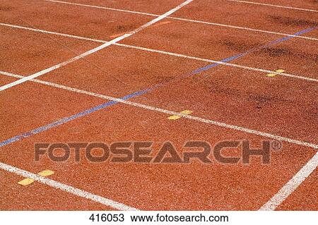 Lanes on a running track View Large Photo Image Stock Image - Lanes on a running track. Fotosearch