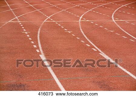 Lanes on a running track View Large Photo Image Stock Image - Lanes on a running track. Fotosearch
