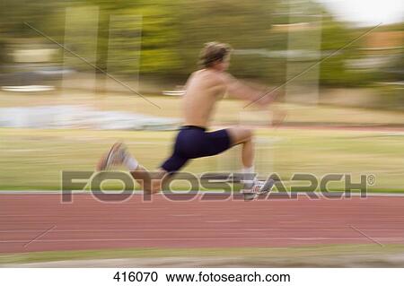 Male athlete training for long jump View Large Photo Image Stock Image - Male athlete training for long jump. Fotosearch