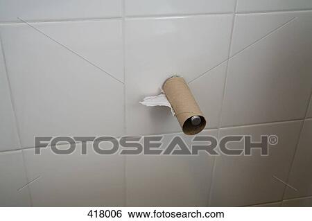 An empty toilet roll View Large Photo Image Stock Photograph - An empty toilet roll. Fotosearch